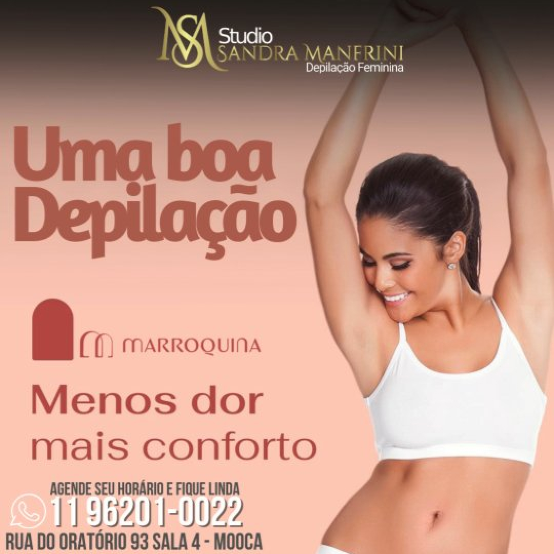 Uma boa depilação-é com menos dor