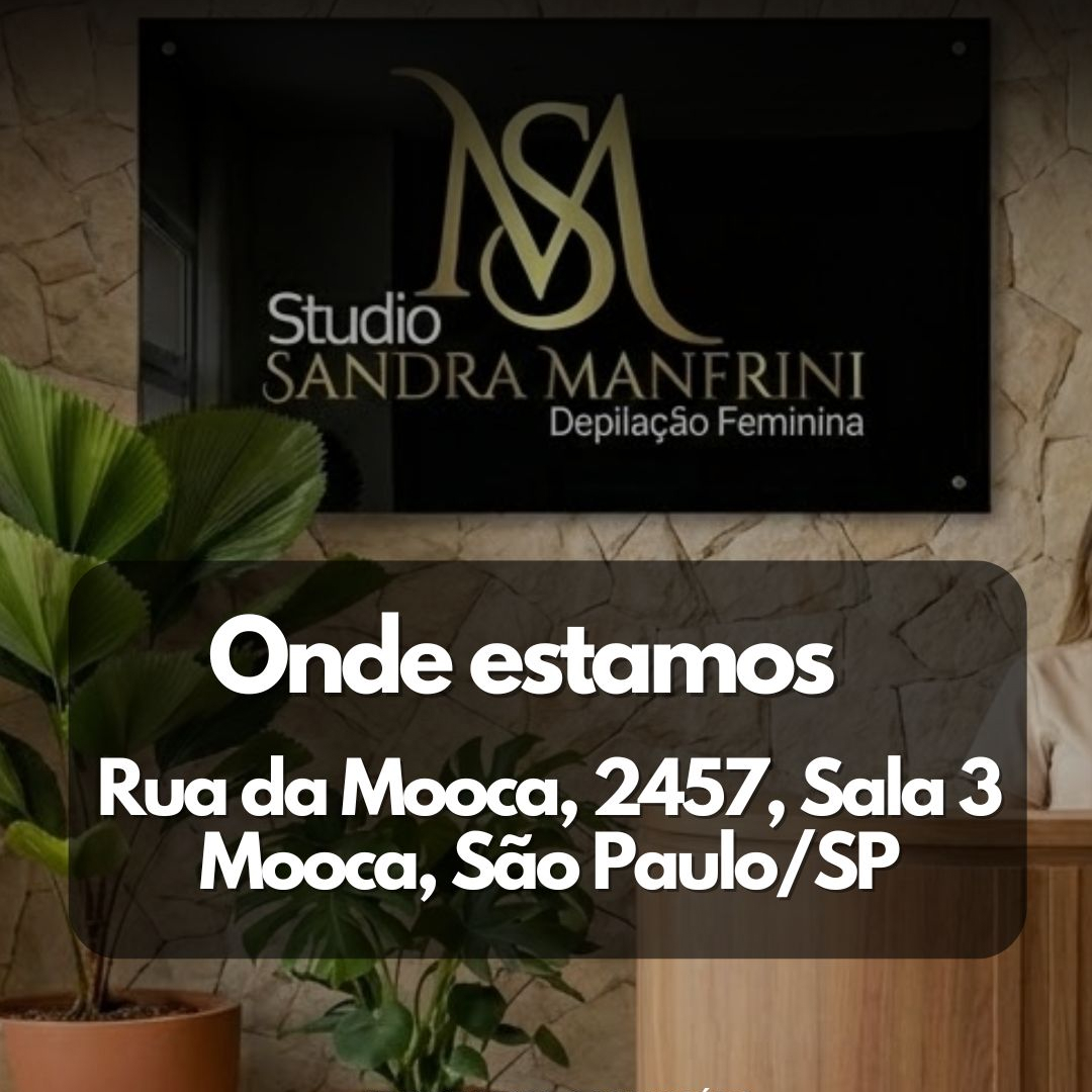 Novo endereço-anote e agende o seu horário