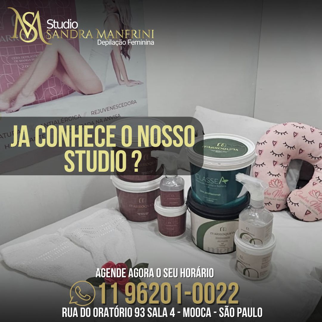 Já conhece o nosso studio ?-Saiba mais