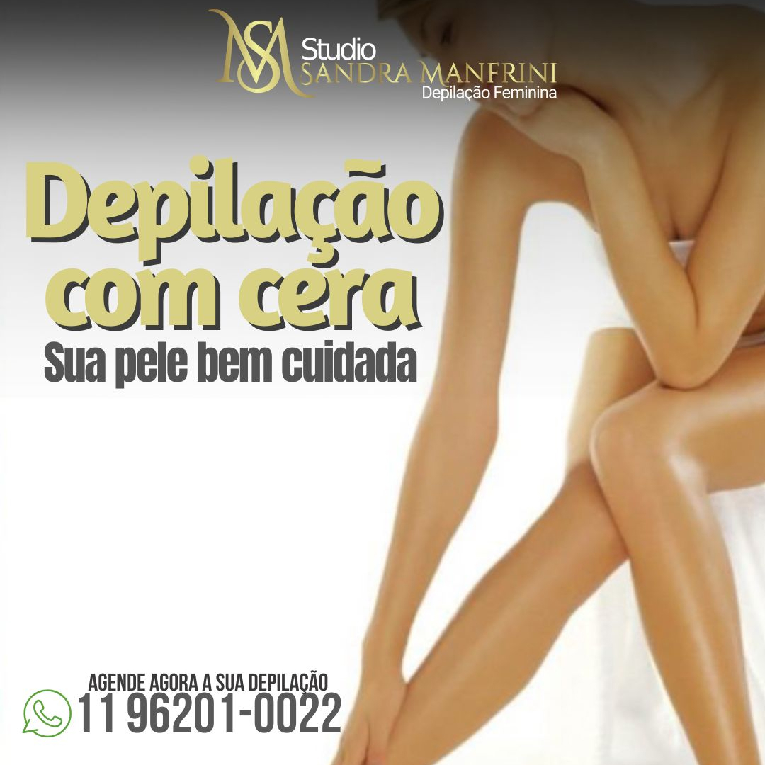 Depilação com cera-sua pele bem cuidada