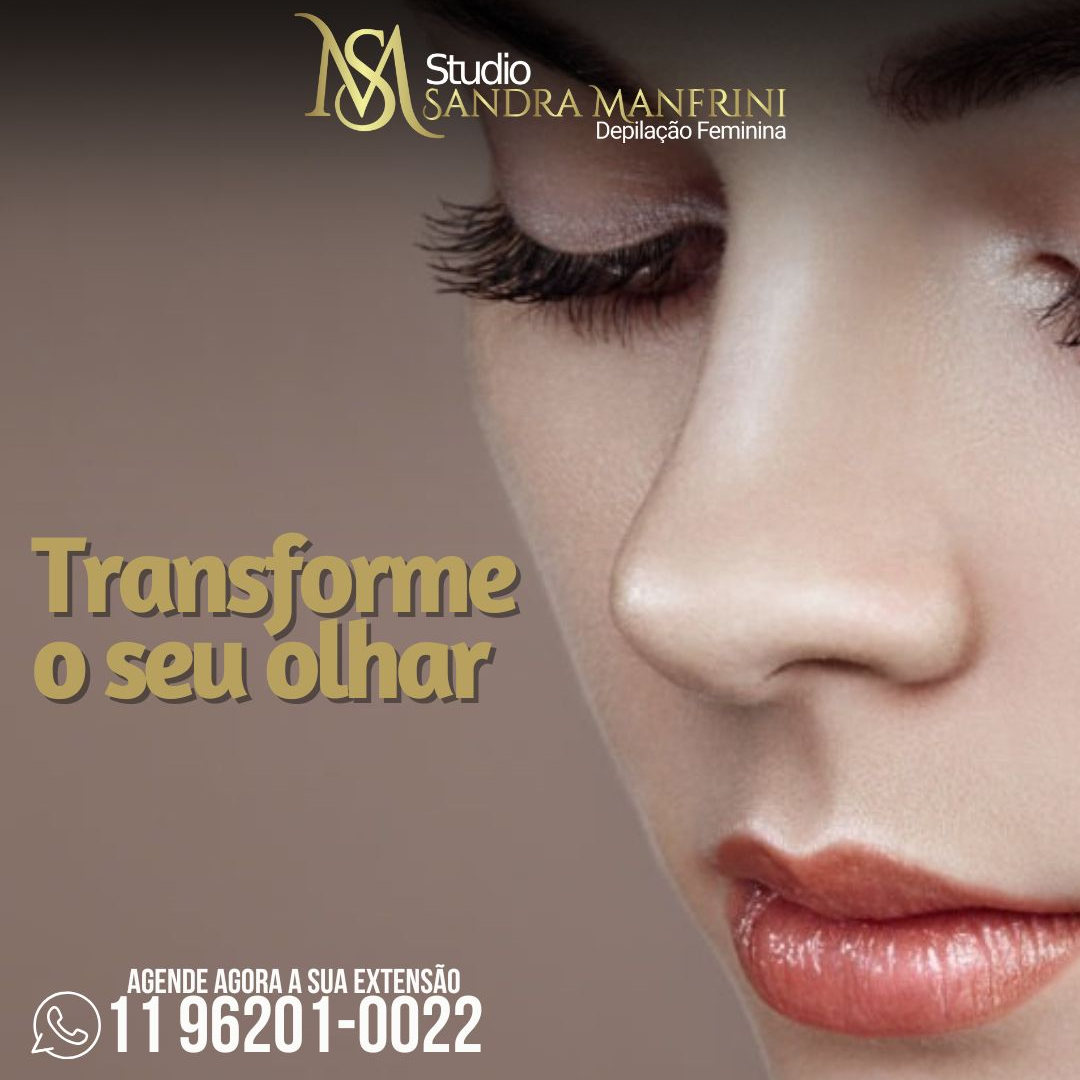 Transforme seu olhar-com extensão de cílios