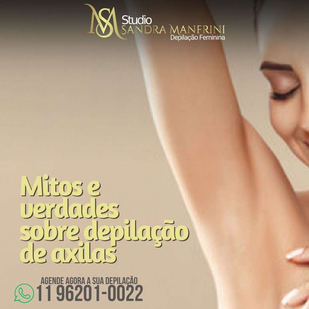 Depilação de axilas-Mitos e verdades