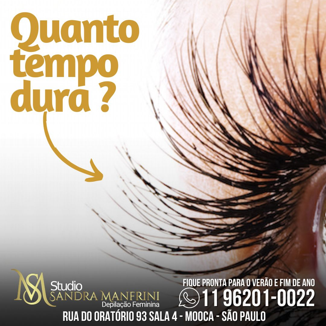 Duração de extensões de cílios-quanto tempo elas duram