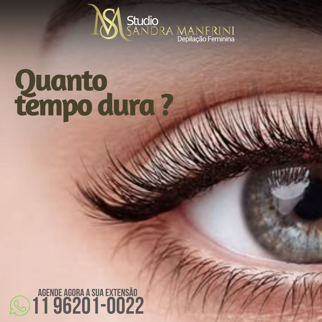 Duração de cílios-quanto tempo eles ficam ?