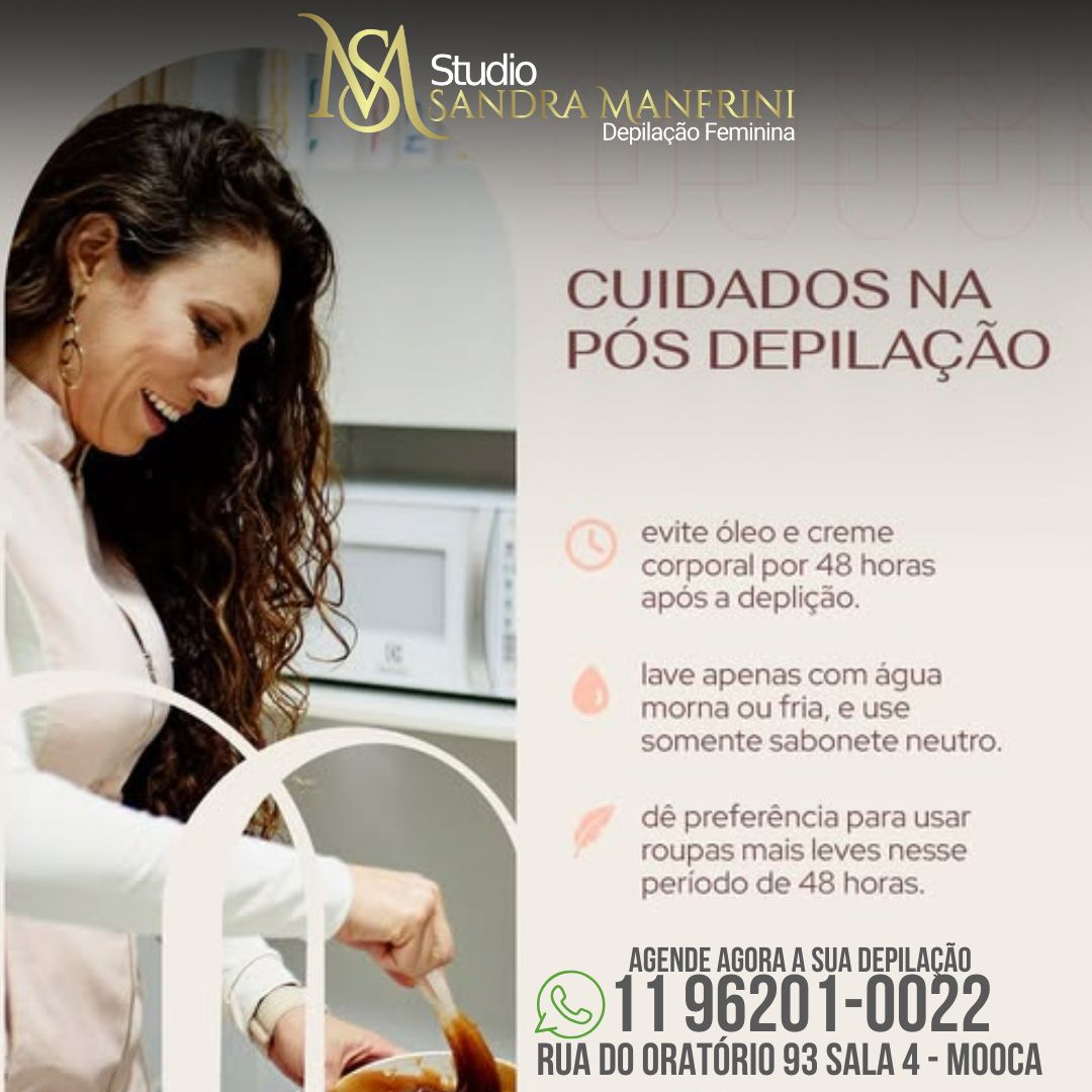 Cuidados pós depilação-Siga as dicas