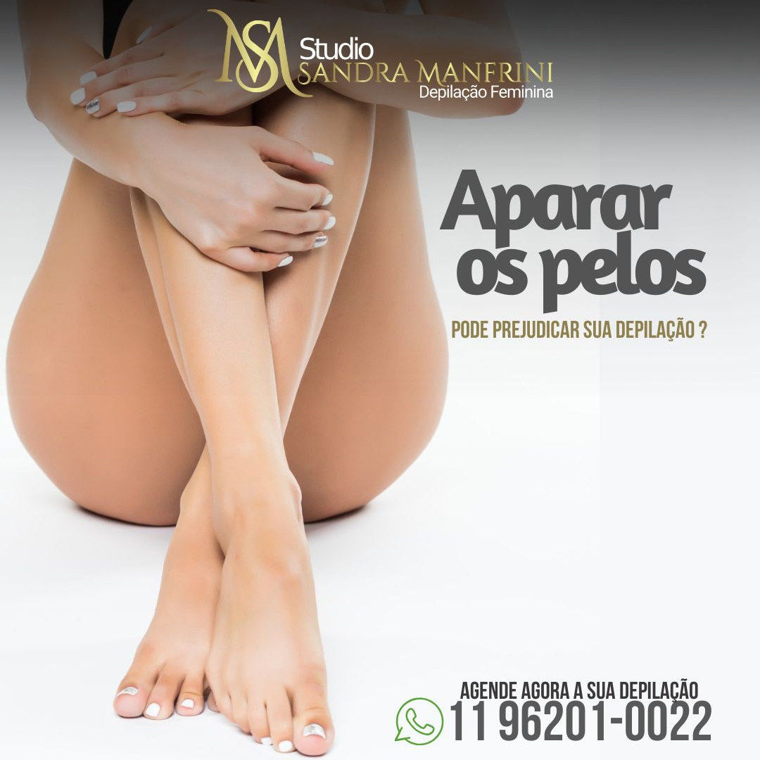 Aparar os pelos-pode prejudicar a depilação