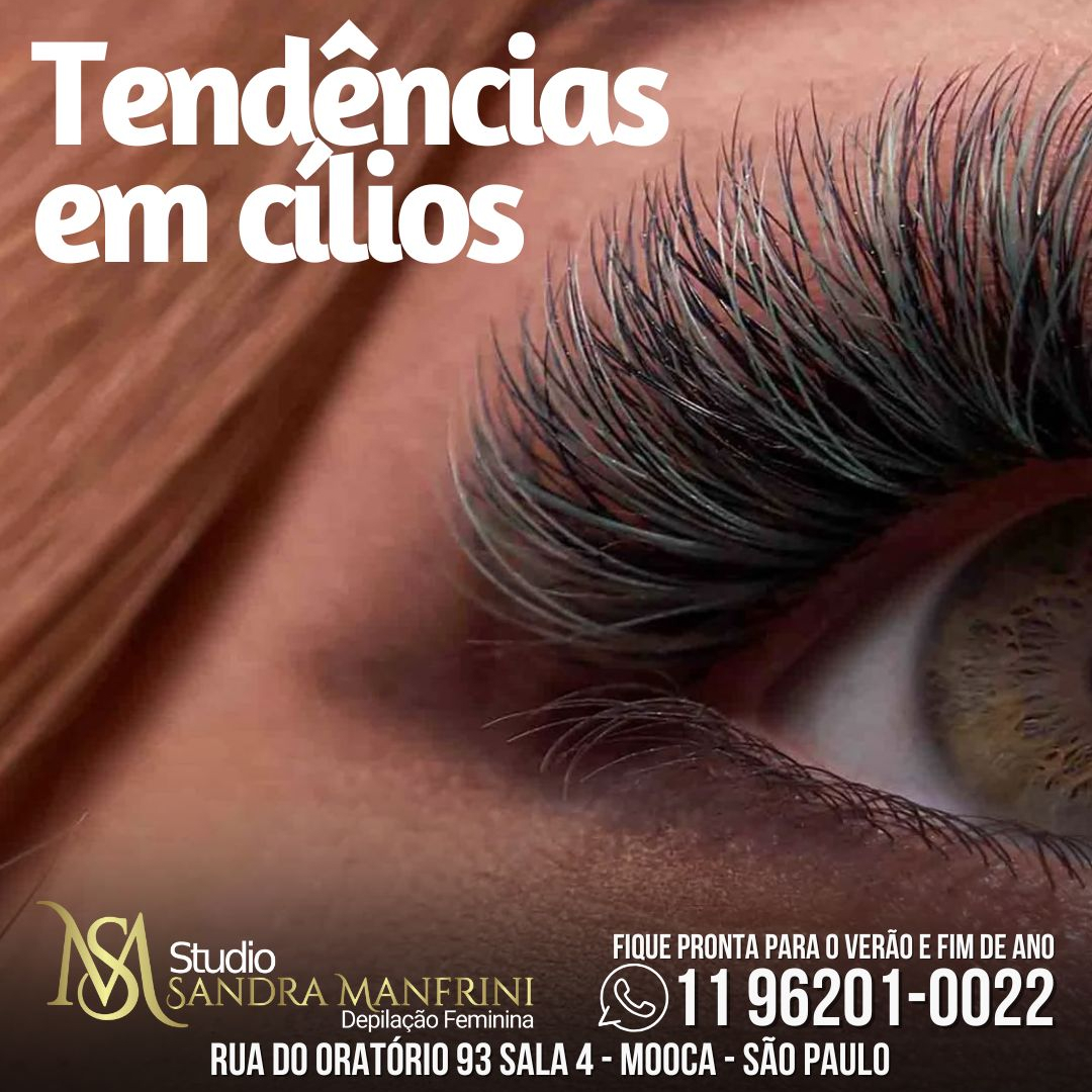 Tendência em Cílios-Saiba as últimas